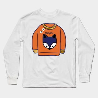 Cozy Cartoon Sweater Long Sleeve T-Shirt